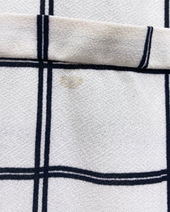 White Blouse with Black Lines - As Found