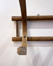 Load image into Gallery viewer, Vintage Wall Mounted Wood Coat Rack
