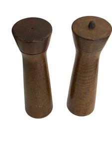 MCM Collectible Wood Salt and Pepper Shakers