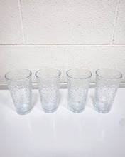 Load image into Gallery viewer, Vintage Set of 4 Crinkle Glasses
