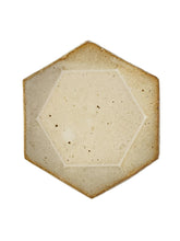 Load image into Gallery viewer, Cream Glazed Hex Catchall
