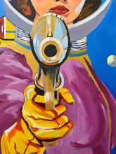 Load image into Gallery viewer, Space Girl #7 Painting by Jean Bradley
