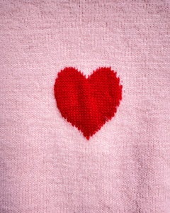 Super Soft Pink Blouse with Heart (XL)