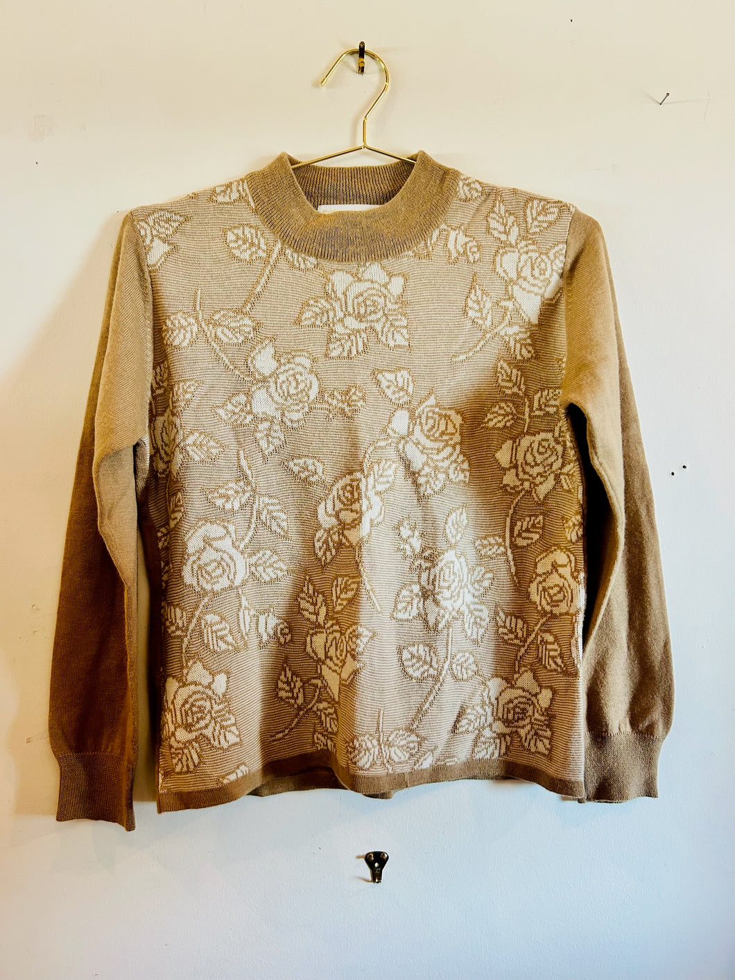 Camela Fancy Flowered Sweater