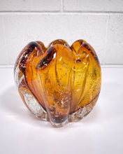 Load image into Gallery viewer, Amber Decorative Glass Vase
