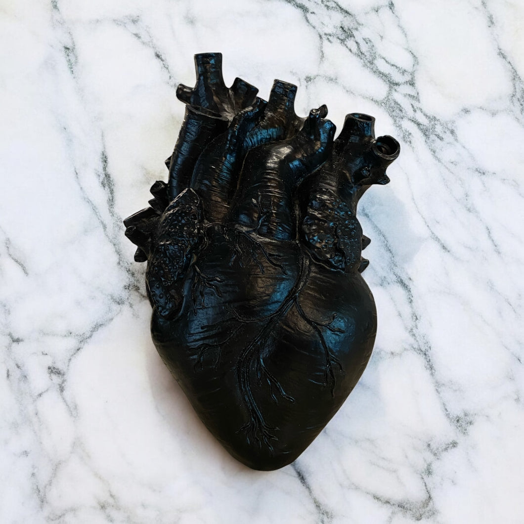 Goth Heart vase