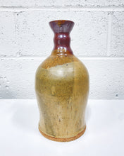 Load image into Gallery viewer, Stoneware Bottle Shaped Vase, Signed
