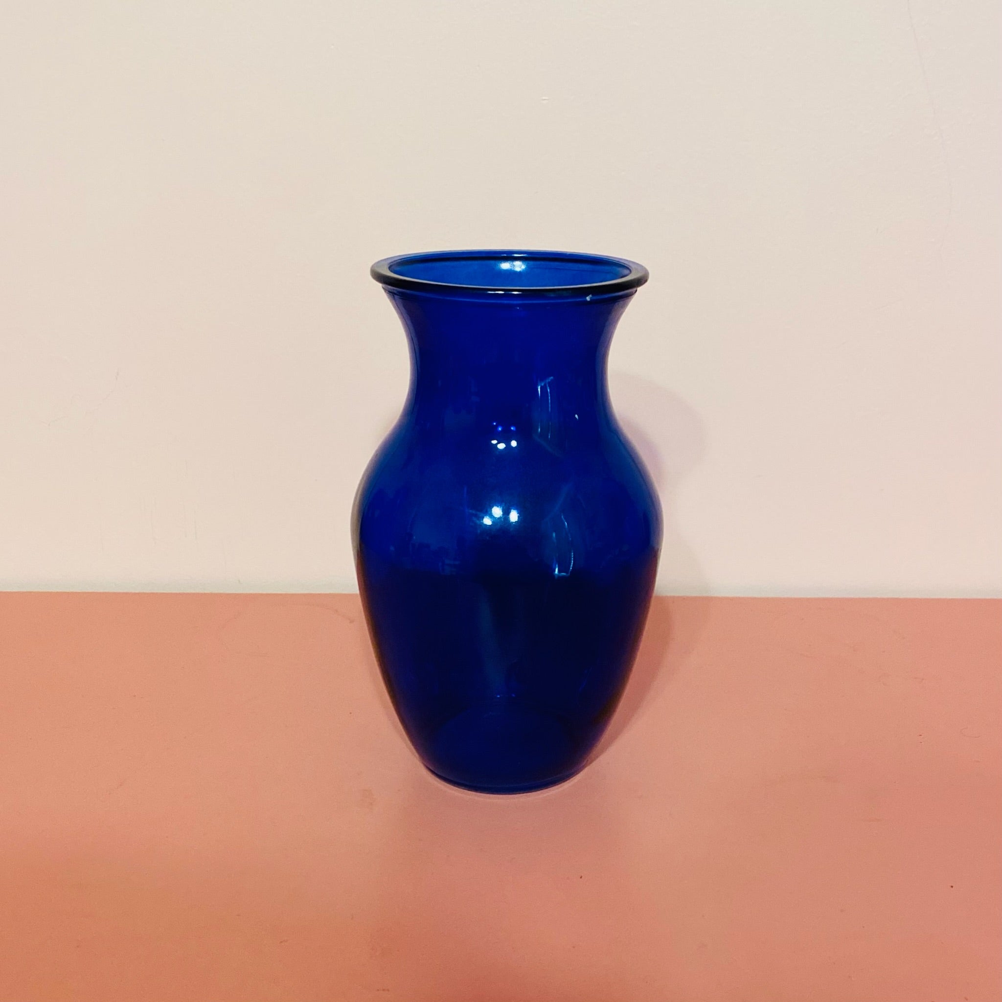 Cobalt blue cheapest vase