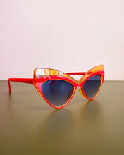 Load image into Gallery viewer, Red and Yellow Cat Eye Sunnies
