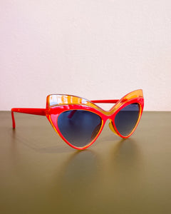 Red and Yellow Cat Eye Sunnies