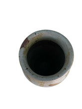 Load image into Gallery viewer, Mid Century Handmade Cream White and Cinnamon Brown Studio Pottery Vase
