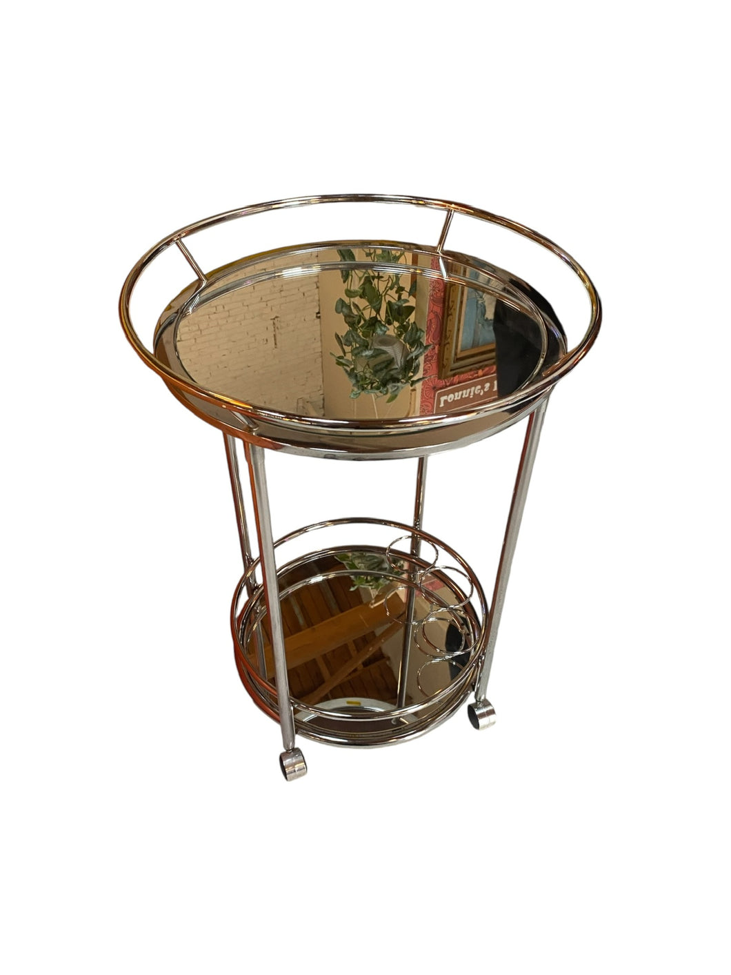 Vintage Round Barcart