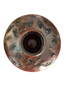 Red Oxide Floating Modernist vase