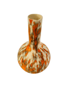 Mid century Orange Bud Vase