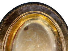 Load image into Gallery viewer, Antique Silver Plated Oval Tray
