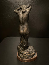 Load image into Gallery viewer, Pierre Bonnard’s bronze tone sculpture Girl Bathing
