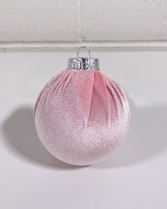 Pink Velvet Ornament