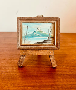 Sea Wave Seascape Miniature Art Figurine