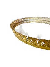 Load image into Gallery viewer, Ornate Gold Oval Perfume Tray
