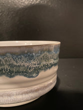 Load image into Gallery viewer, White and Turquoise Glaze Porcelain Bowl
