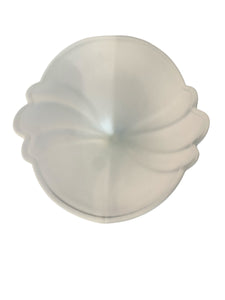 Set of Six Italian Frosted Martini Glasses