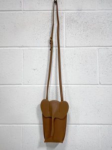 Brown Elephant Crossbody Bag