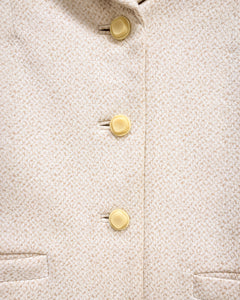 Vintage Beige Button Up Jacket