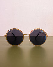 Load image into Gallery viewer, Gold Round Sunnies with Pearl Detail
