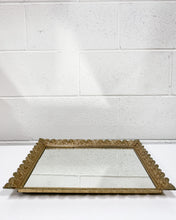Load image into Gallery viewer, Vintage Ornate Mirrored Vanity Tray
