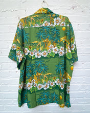 Load image into Gallery viewer, Green Hawaiian Shirt (4X)
