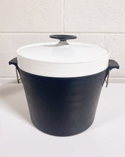 Load image into Gallery viewer, Vintage Black and White Ice Bucket

