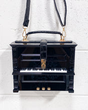 Load image into Gallery viewer, Black Upright Piano Purse
