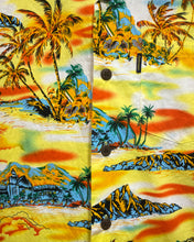 Load image into Gallery viewer, Vintage Yellow Hawaiian Shirt
