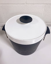 Load image into Gallery viewer, Vintage Black and White Ice Bucket
