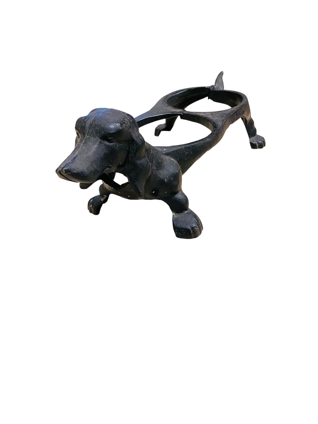 Cast Iron Dachshund Feeder