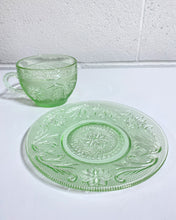 Load image into Gallery viewer, Depression Glass Coffee Cup and Saucer
