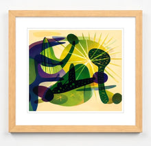 Load image into Gallery viewer, Hot Tropics Color Study Moss Green by C. Platero
