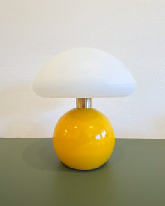 Mini Orangey Yellow Mushroom LED Lamp