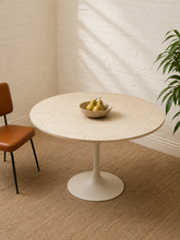Load image into Gallery viewer, Travertine Tulip Dining Table
