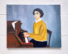 Load image into Gallery viewer, Piano Teacher Oil Painting by VG
