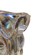 Load image into Gallery viewer, 1950s French Crystal Bubble Art Vannes Vase

