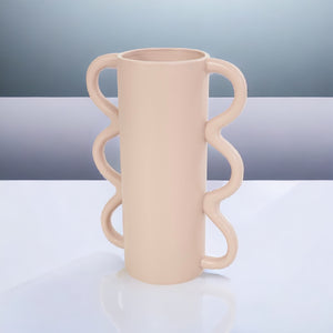 Tracy Pink Cream Vase