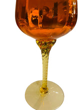 Load image into Gallery viewer, Orange and Yellow Empoli Glass
