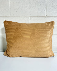 Rectangular Pillow in Gold Velvet