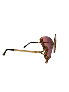 Butterfly Sunnies in Lavender and Gold Accents