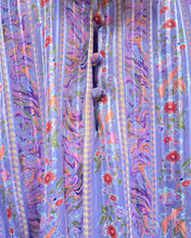 Load image into Gallery viewer, Vintage Sheer Lavender Floral Dress

