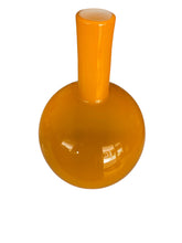 Load image into Gallery viewer, Large Brilliant Orange Modernist Vase
