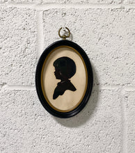 Load image into Gallery viewer, Vintage Silhouette of a Young Child
