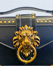 Load image into Gallery viewer, Black Lion Head Purse
