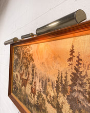 Load image into Gallery viewer, Vintage Framed Forest Wall Tapestry with Lights
